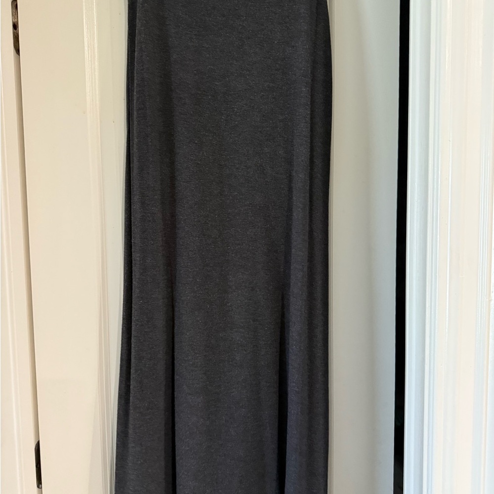 J. Crew Dark Gray Maxi Skirt